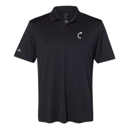 TPUSA LOGO POLO BLACK